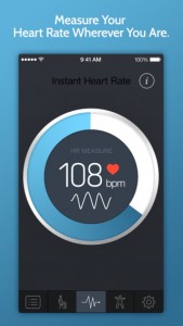 Instant Heart Rate iphone programėlė